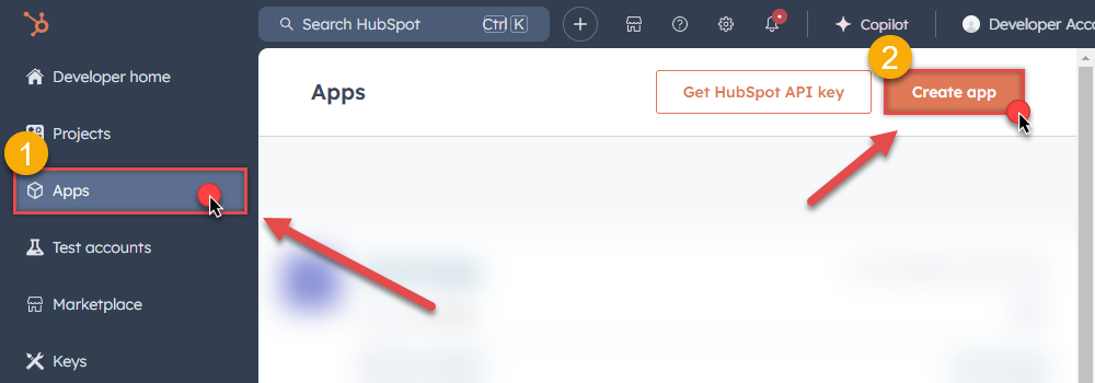 Create public app to get HubSpot data via REST API