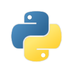 The logo of Python