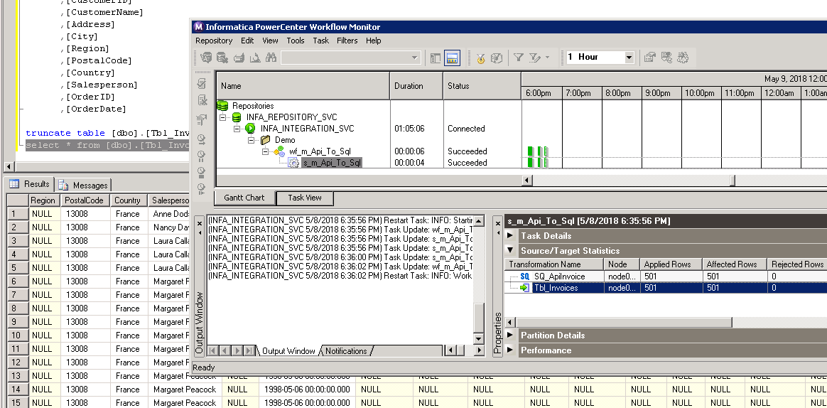 Loading JSON data to SQL Table in Informatica (Import REST API or JSON Files)