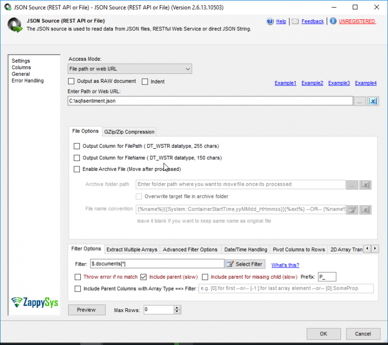 Sentiment Analysis in SSIS using Azure AI - Machine Learning REST API ...