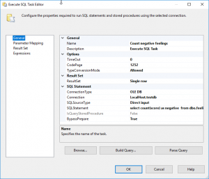 Sentiment Analysis in SSIS using Azure AI - Machine Learning REST API ...