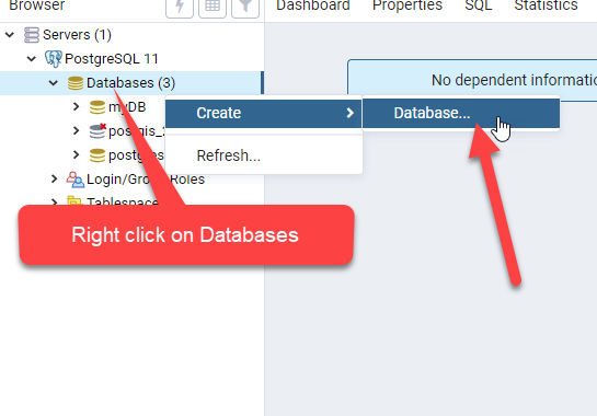 PostgreSQL Create Database