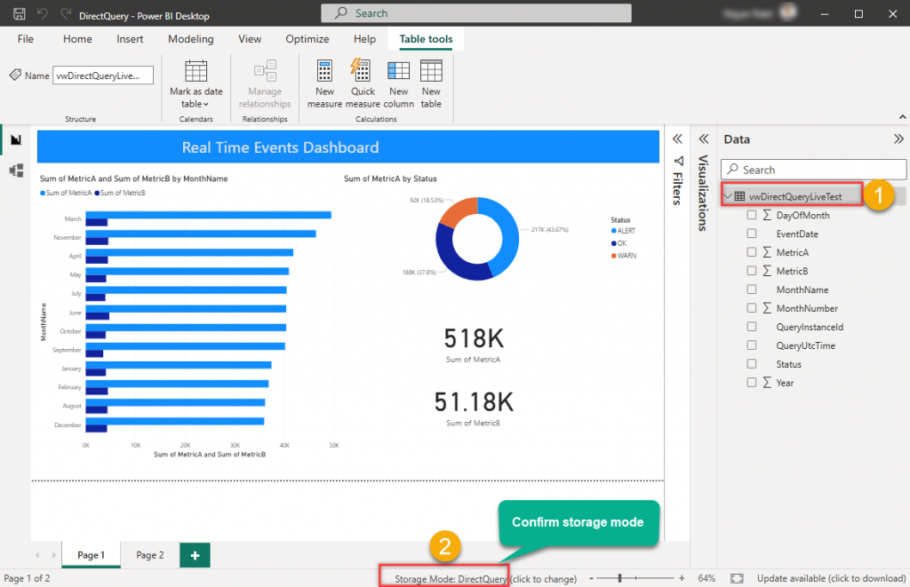 Pbi Datadirect Query Enable Power BI DirectQuery for ODBC: Solving the Live Data Problem ...