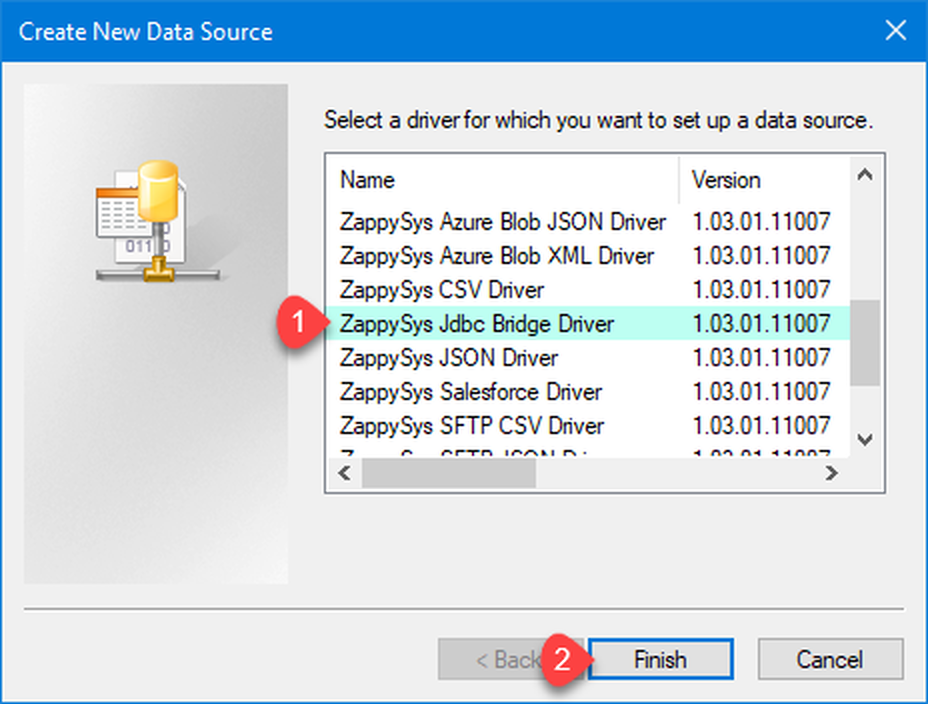 ZappySys ODBC Driver - Create JDBC Bridge Driver