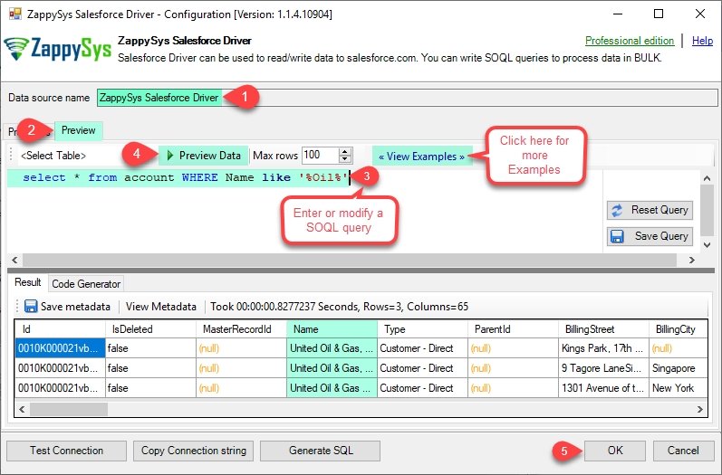 OAuth connection manager for Salesforce authentication