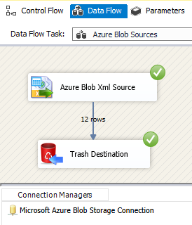 SSIS Azure Blob XML File Source - Redirect Bad Records (Error Handling)