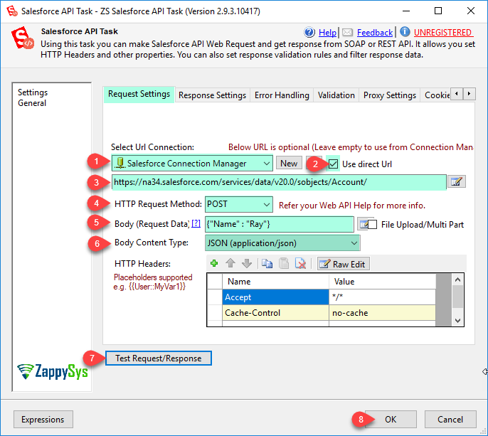 SSIS Salesforce API Task - Call SOAP/XML API Example