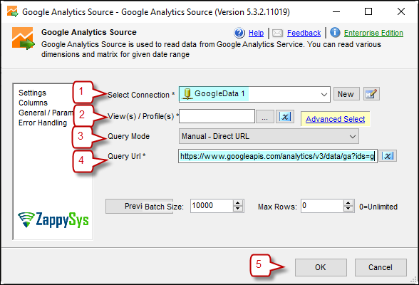 Google Analytics manual direct URL