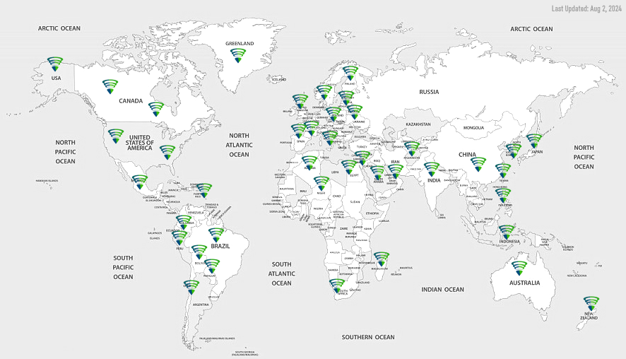 zappysys-customers-world-map